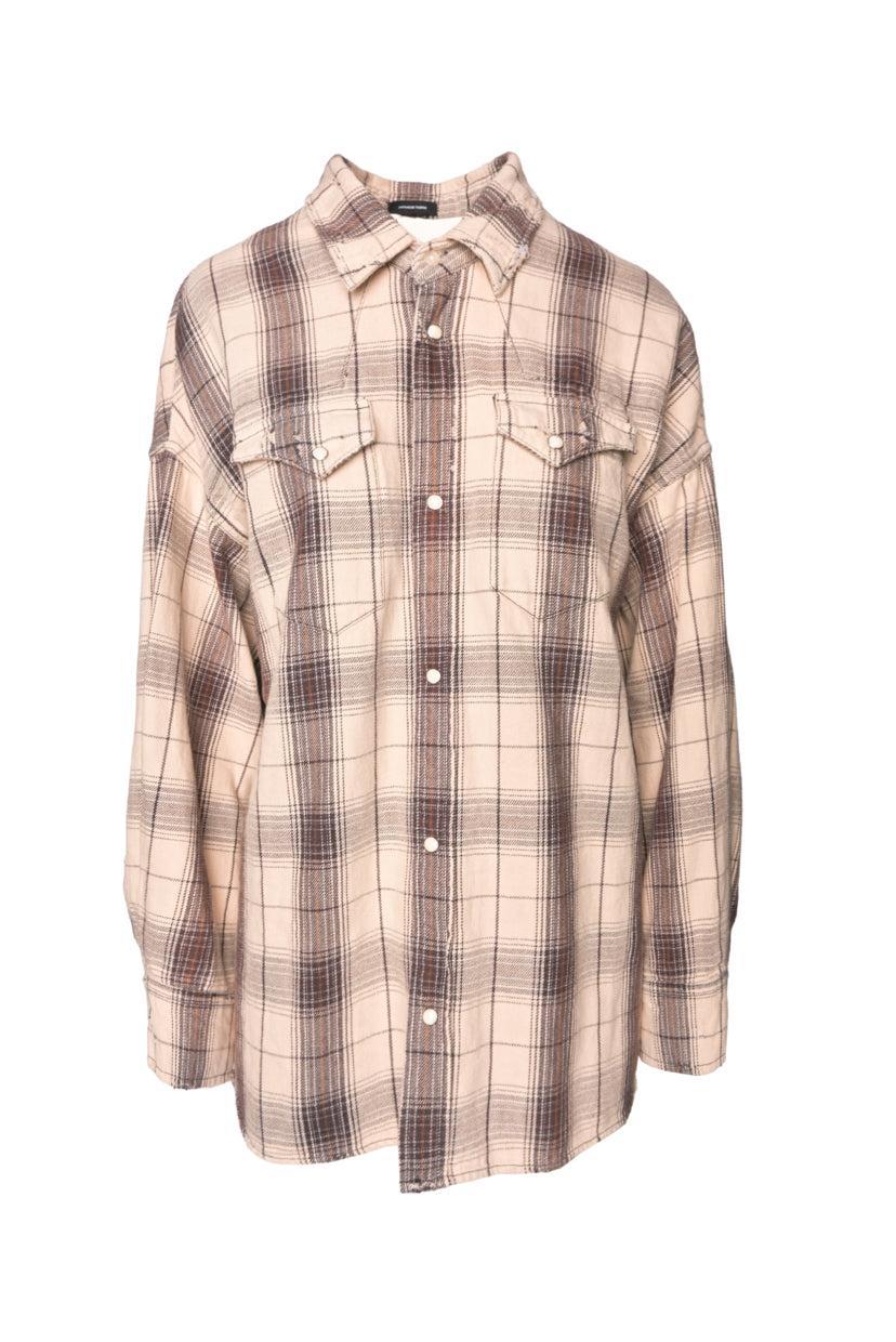 R13 Size XS Oversized Cowboy Shirt