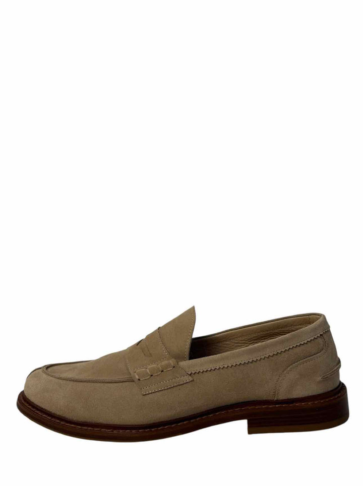 Brunello Cucinelli Size 43 Men's Suede Loafer Shoes