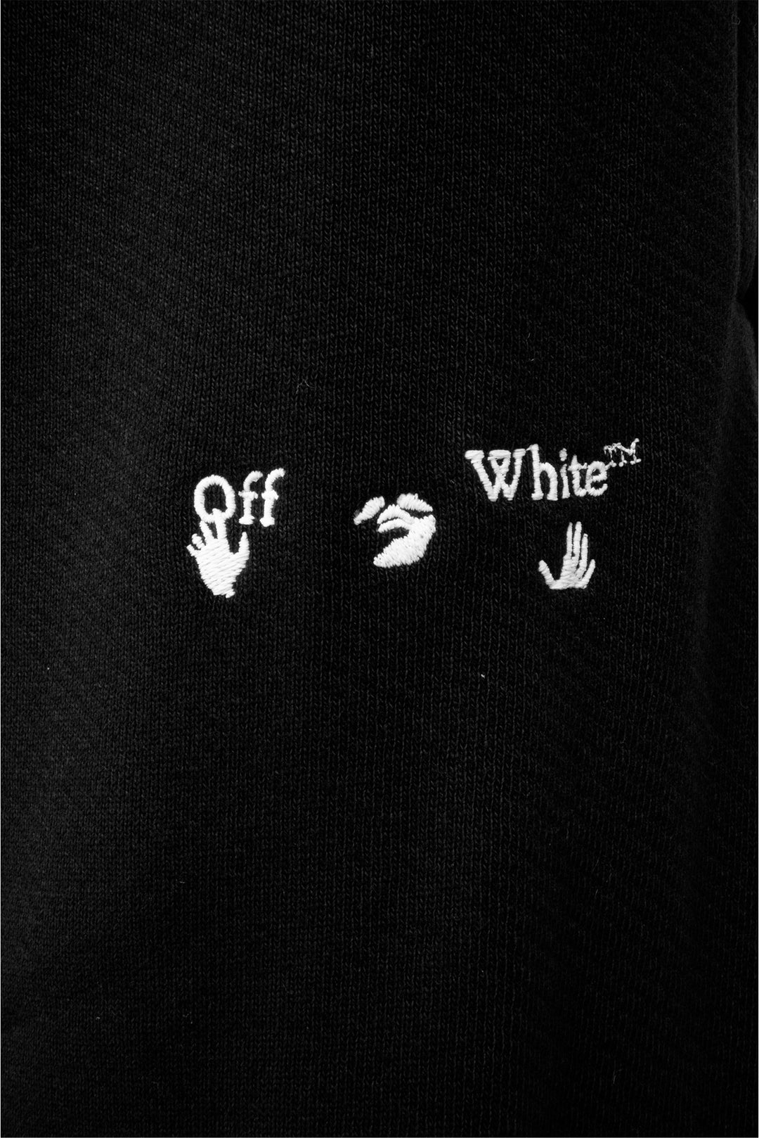 Off White Size M Diag Logo Shorten Sweatpants