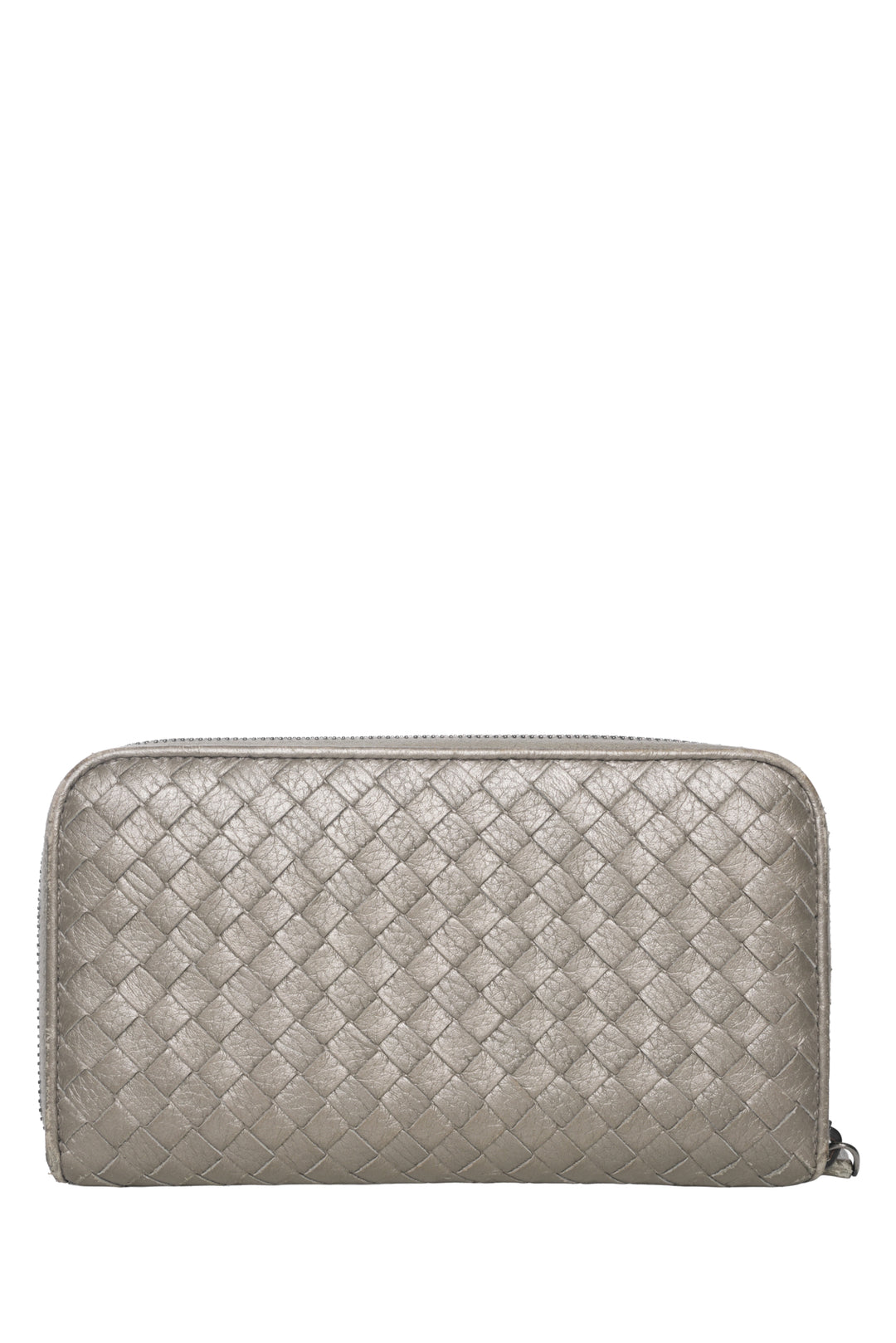Bottega Veneta Continental Zip Intrecciato Wallet