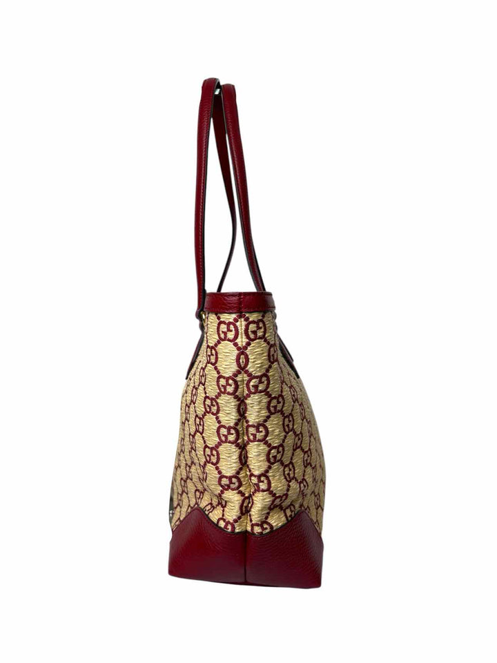 Gucci Raffia Ophidia GG Purse