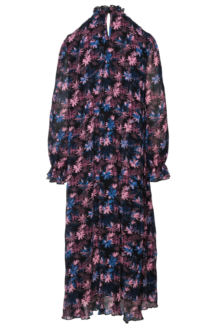 Ganni Size 40 Georgette Pleated Midi Dress