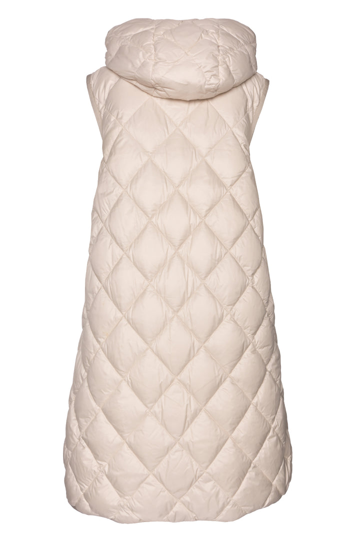 Max Mara The Cube Size 4 Hooded Quilted Midi Vest