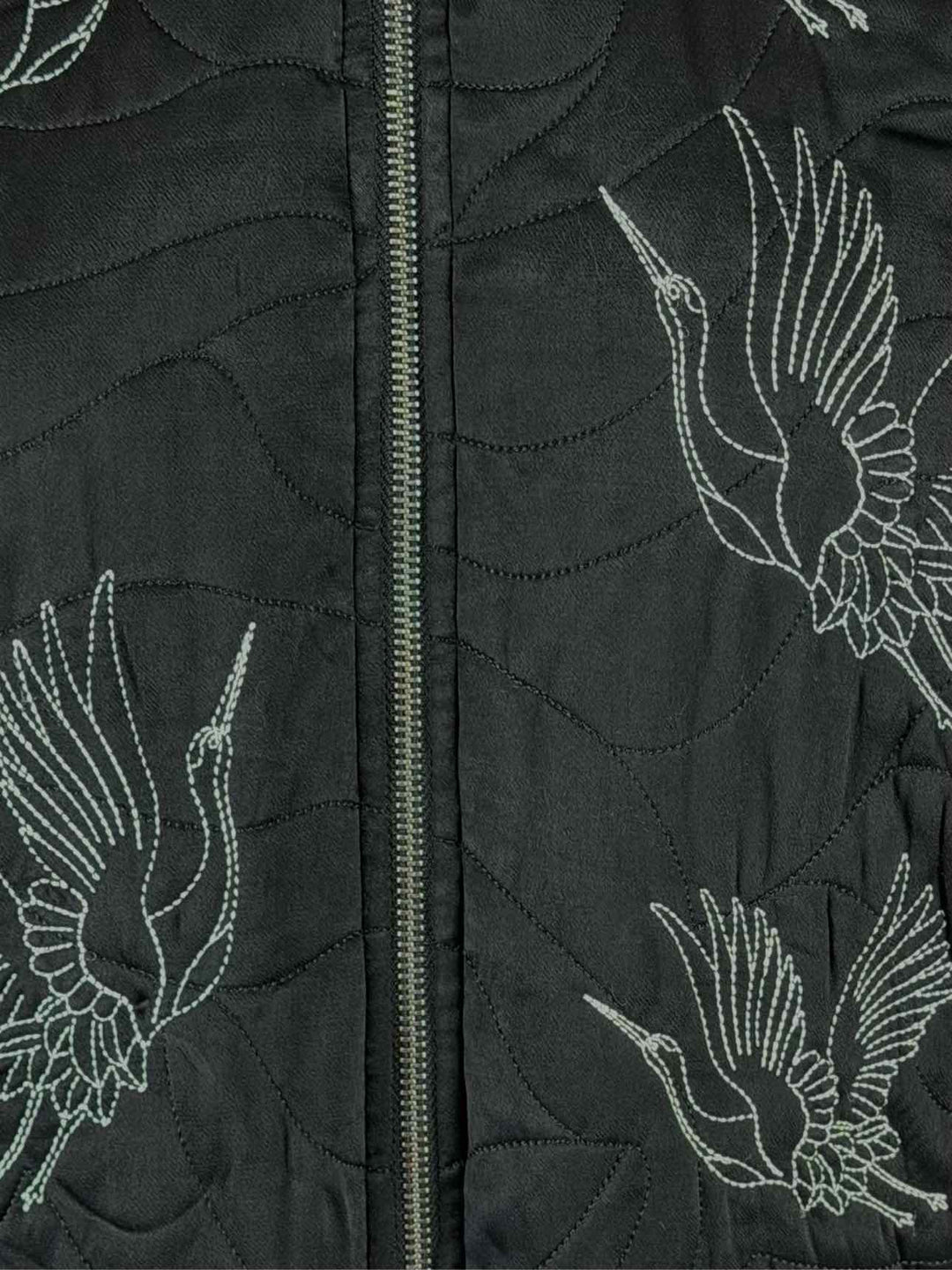 Sandro Size 2 Vogel Embroidered Bomber Jacket