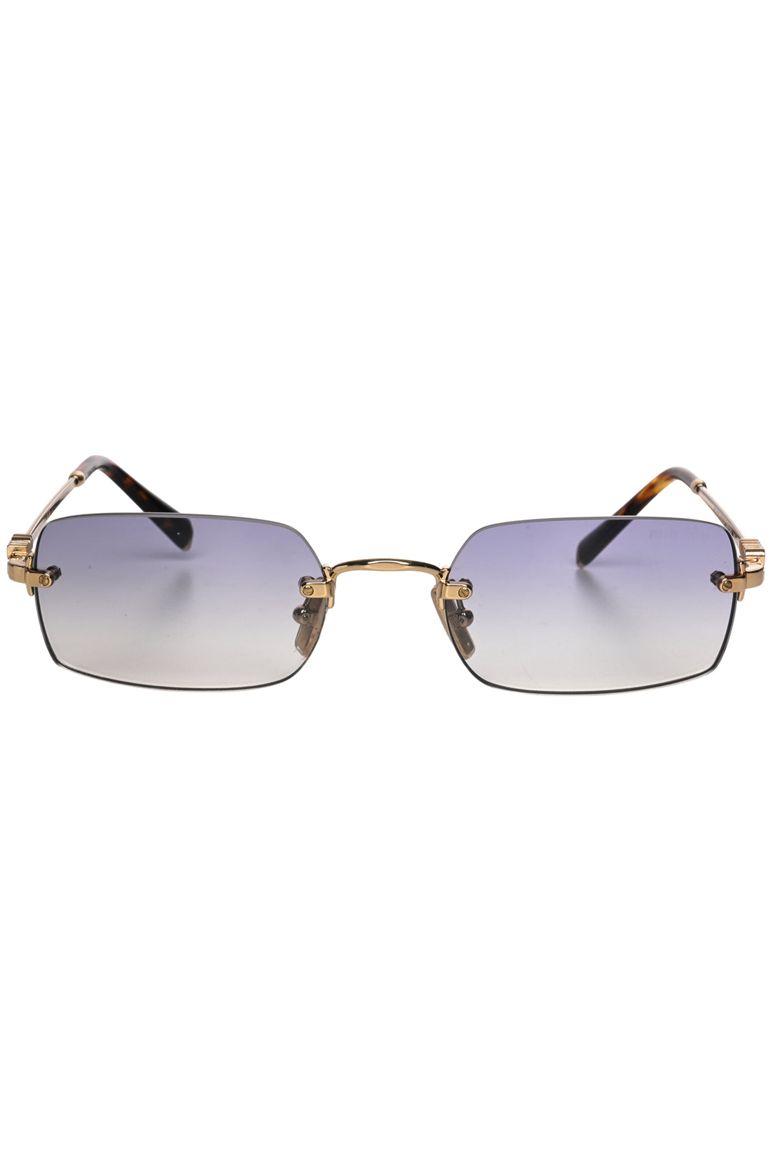 Miu Miu Square Rimless Sunglasses