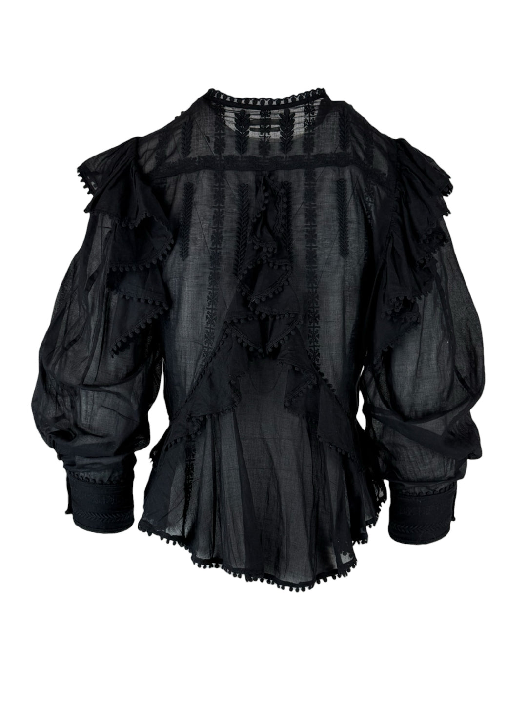Isabel Marant Etoile Size 34 Embroidered Blouse