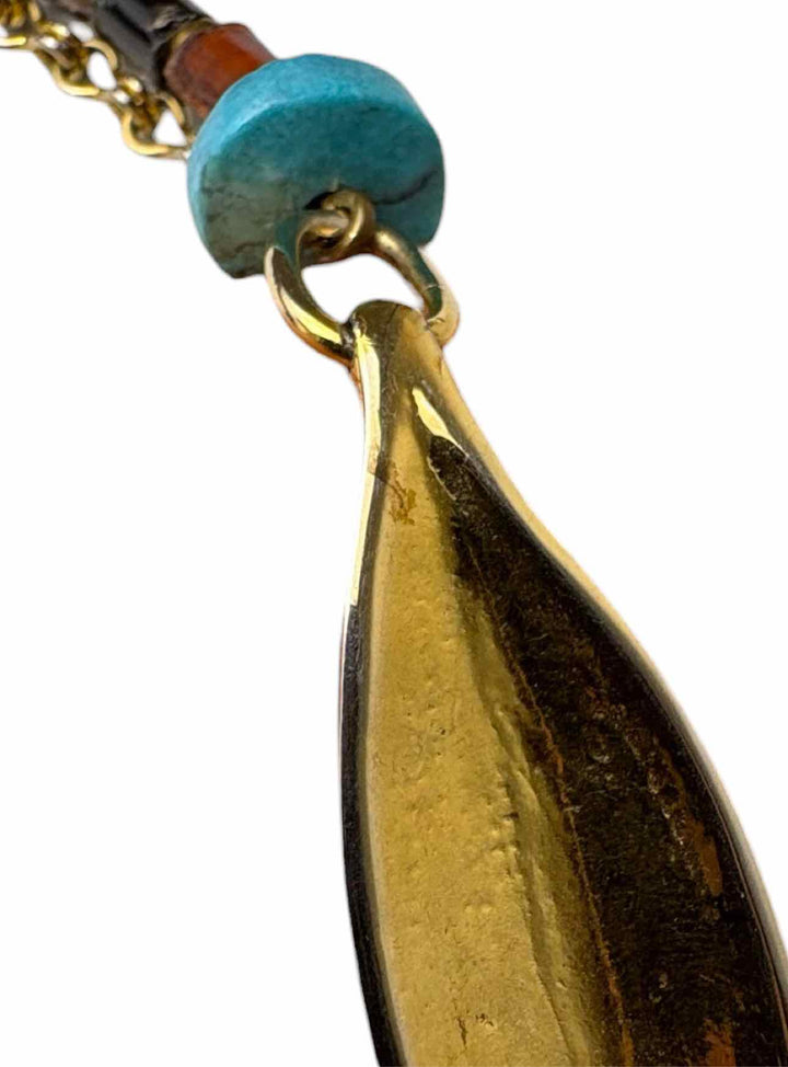 Lizzie Fortunato Argon Lariat Necklace