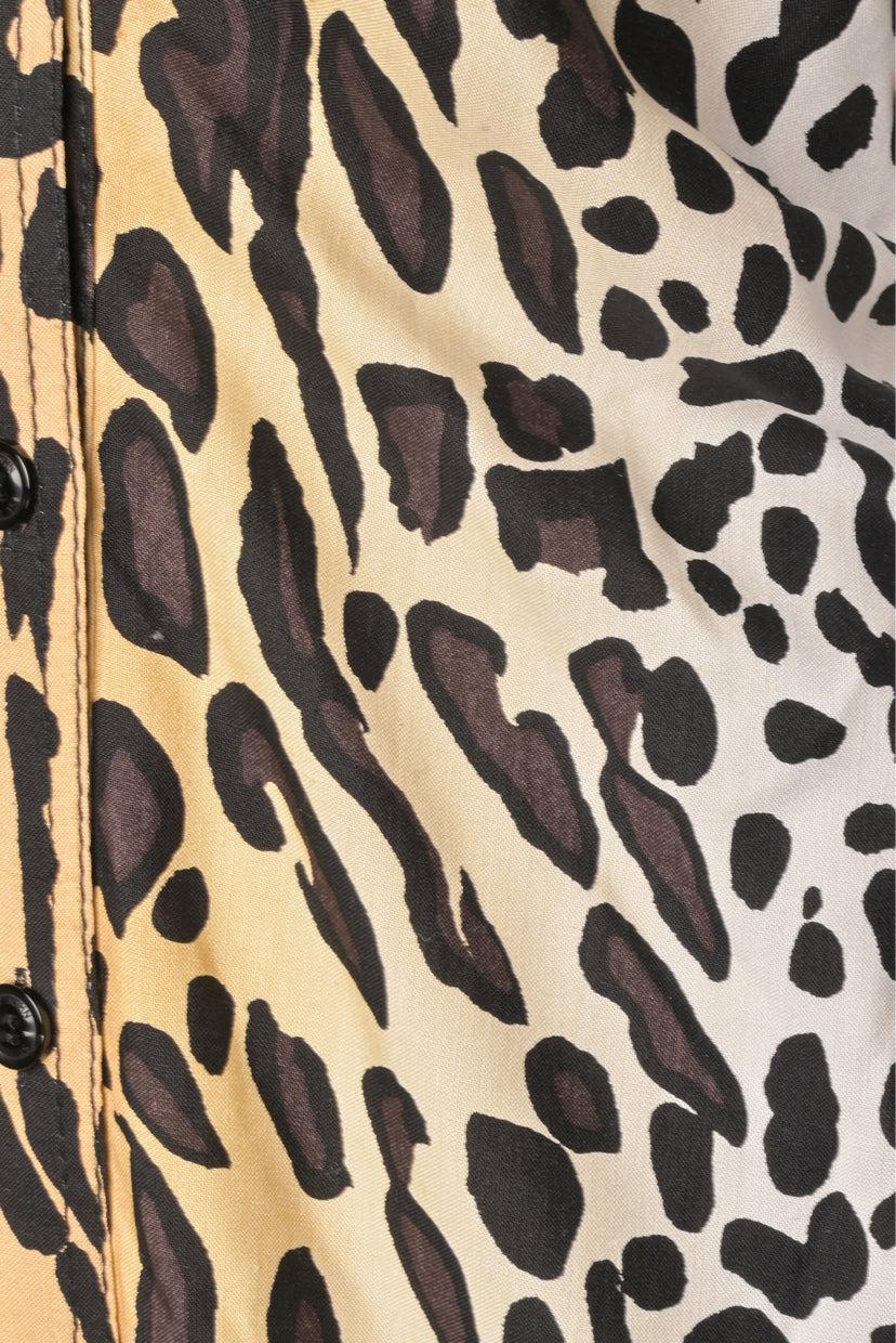 St. John Size 10 Margay Animal Print Dress