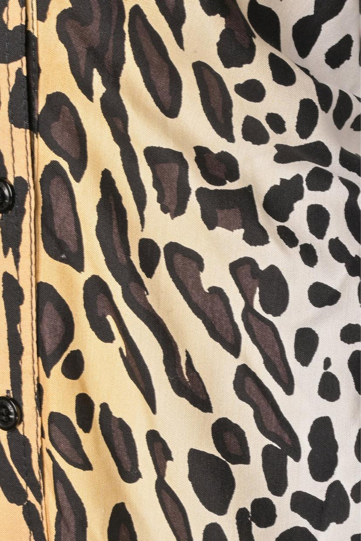 St. John Size 10 Margay Animal Print Dress