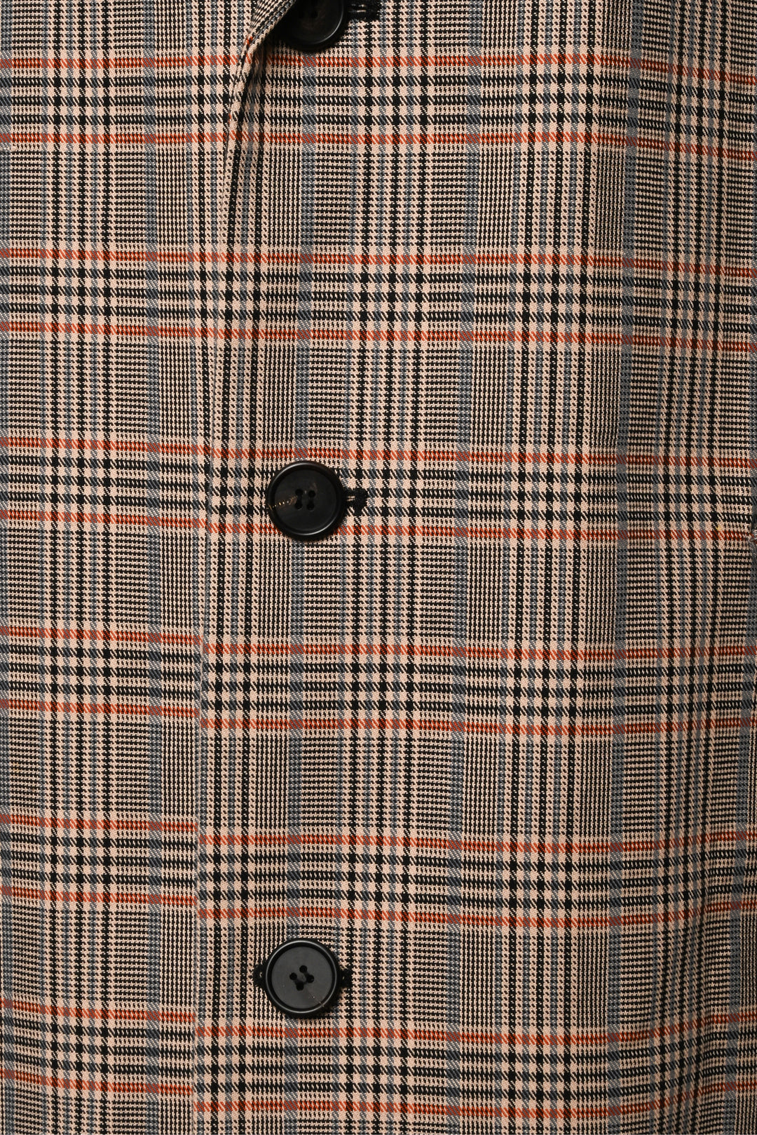 6397 Size M Plaid Trench Coat
