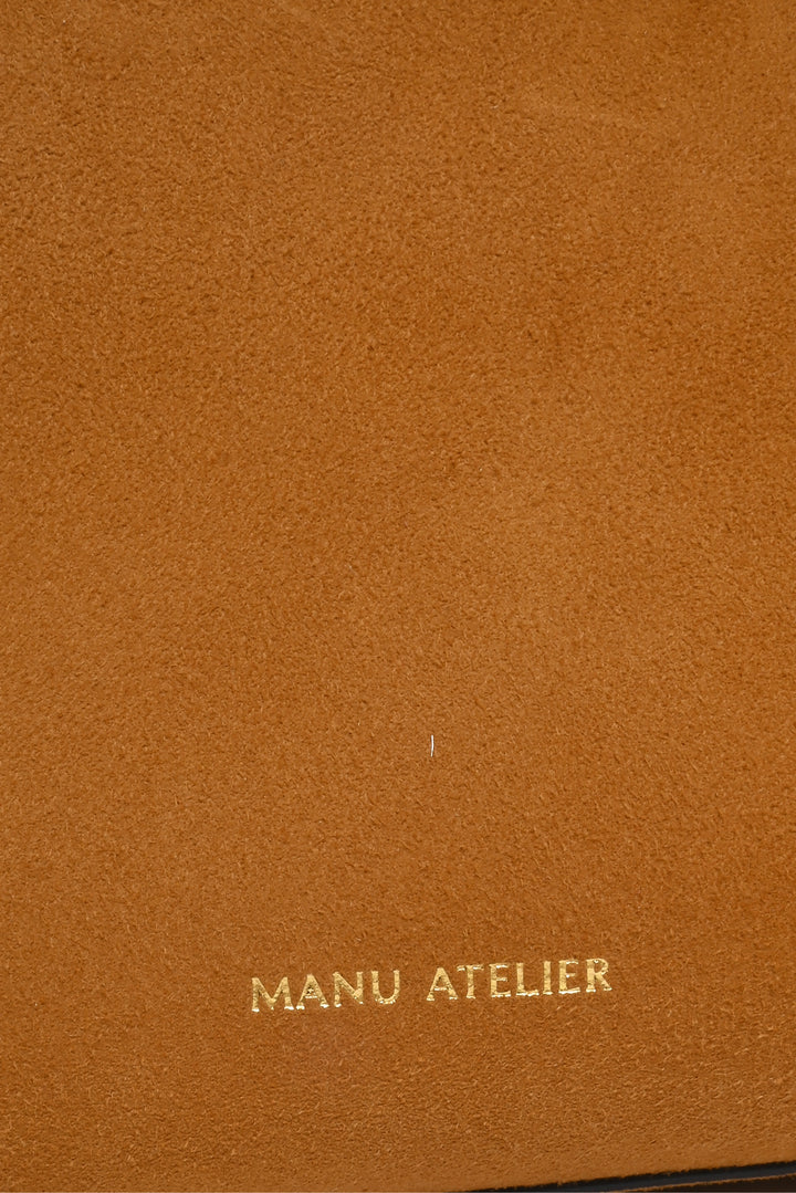 Manu Atelier Prism Suede Shoulder Bag