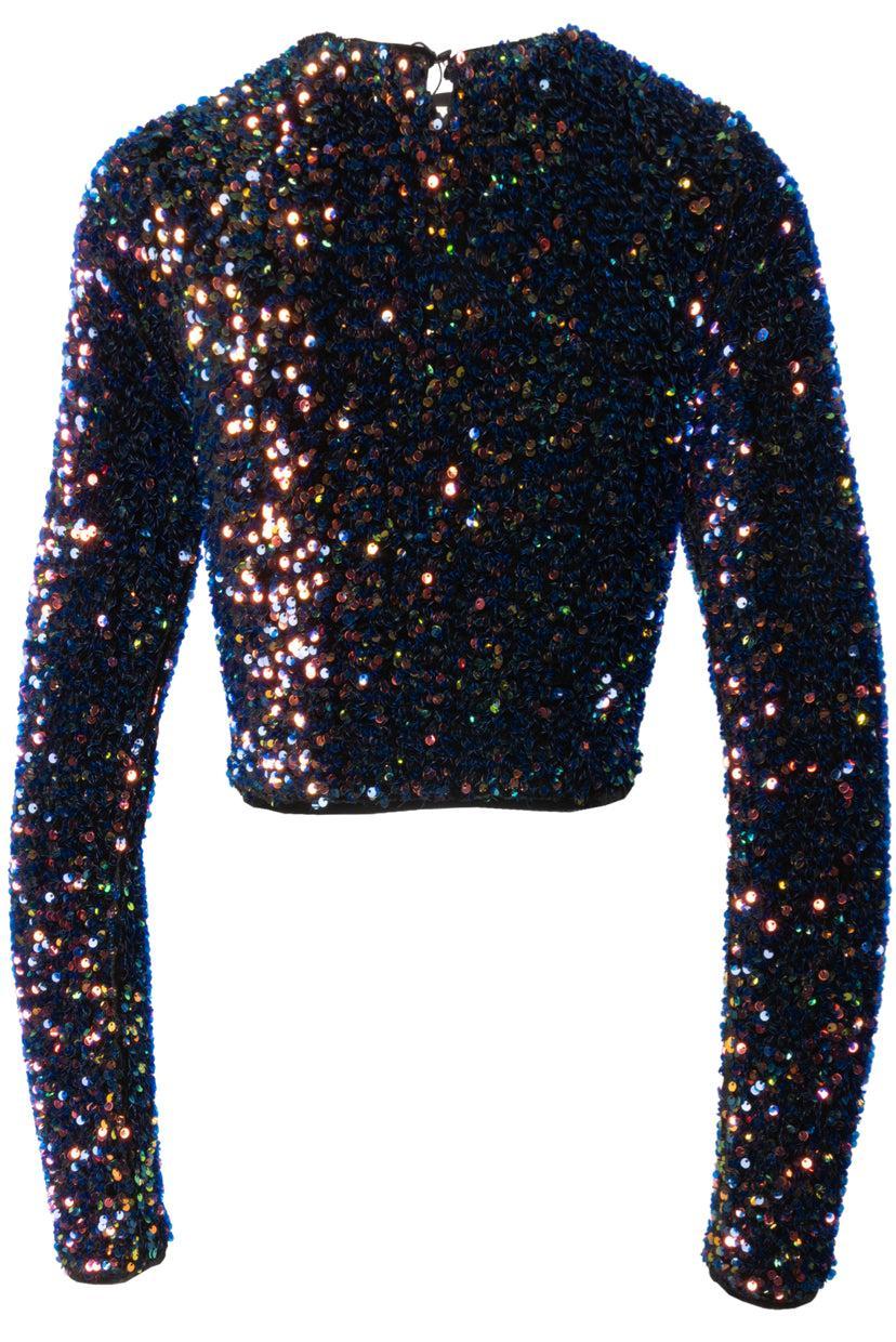 Forte_Forte Size XS Sequins Top