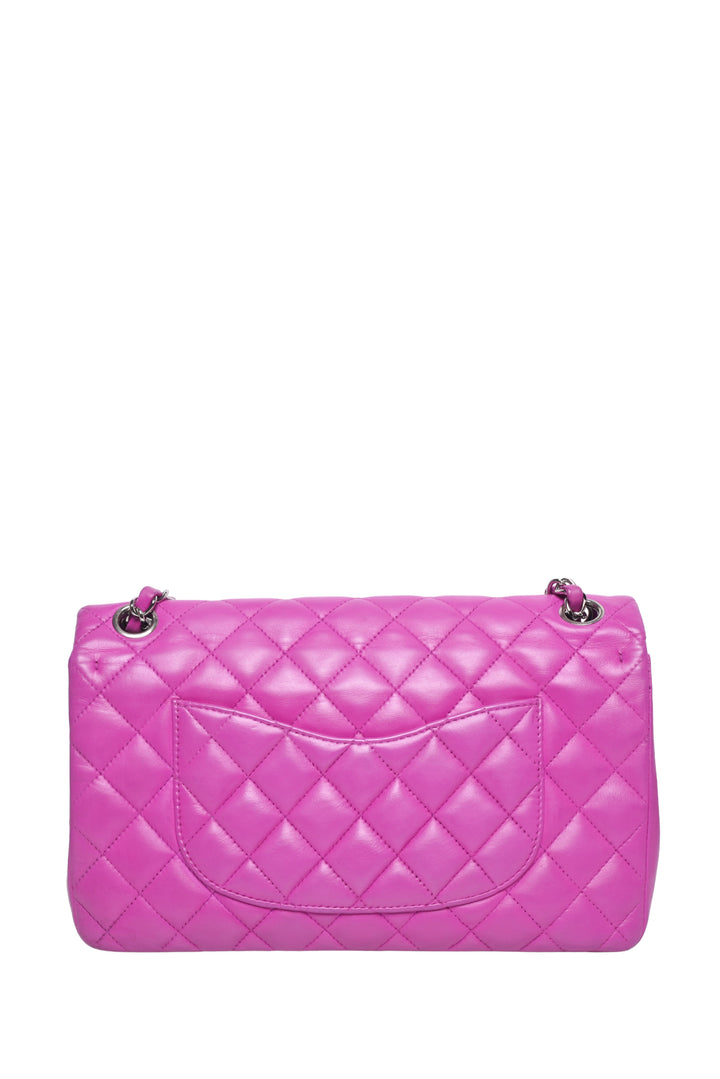 Chanel 2003-2004 Quilted Lambskin Medium Single Flap Shoulder Bag