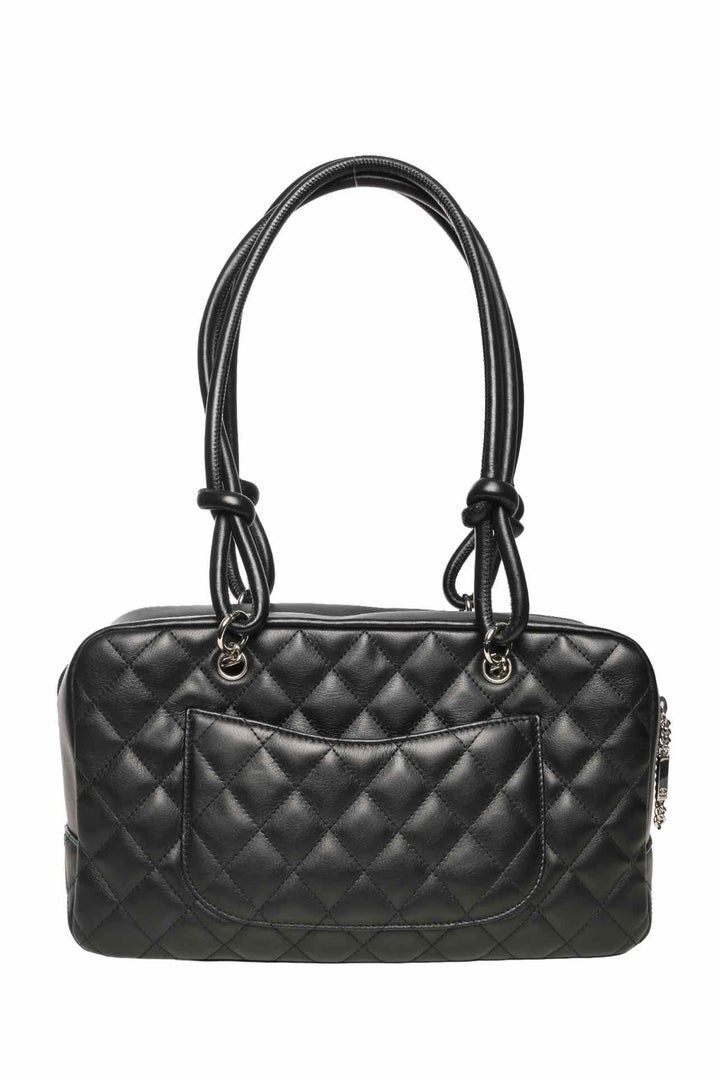 Chanel 2009-2010 Quilted Large Cambon Bowler Shoulder Bag