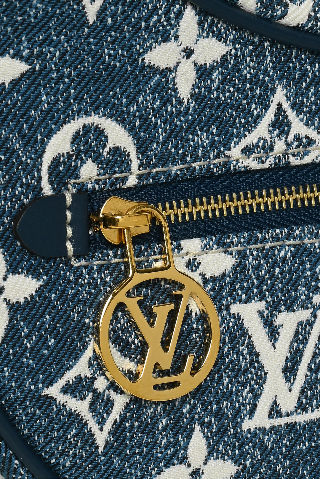 Louis Vuitton 2022 Monogram Jacquard Denim Loop Shoulder Bag
