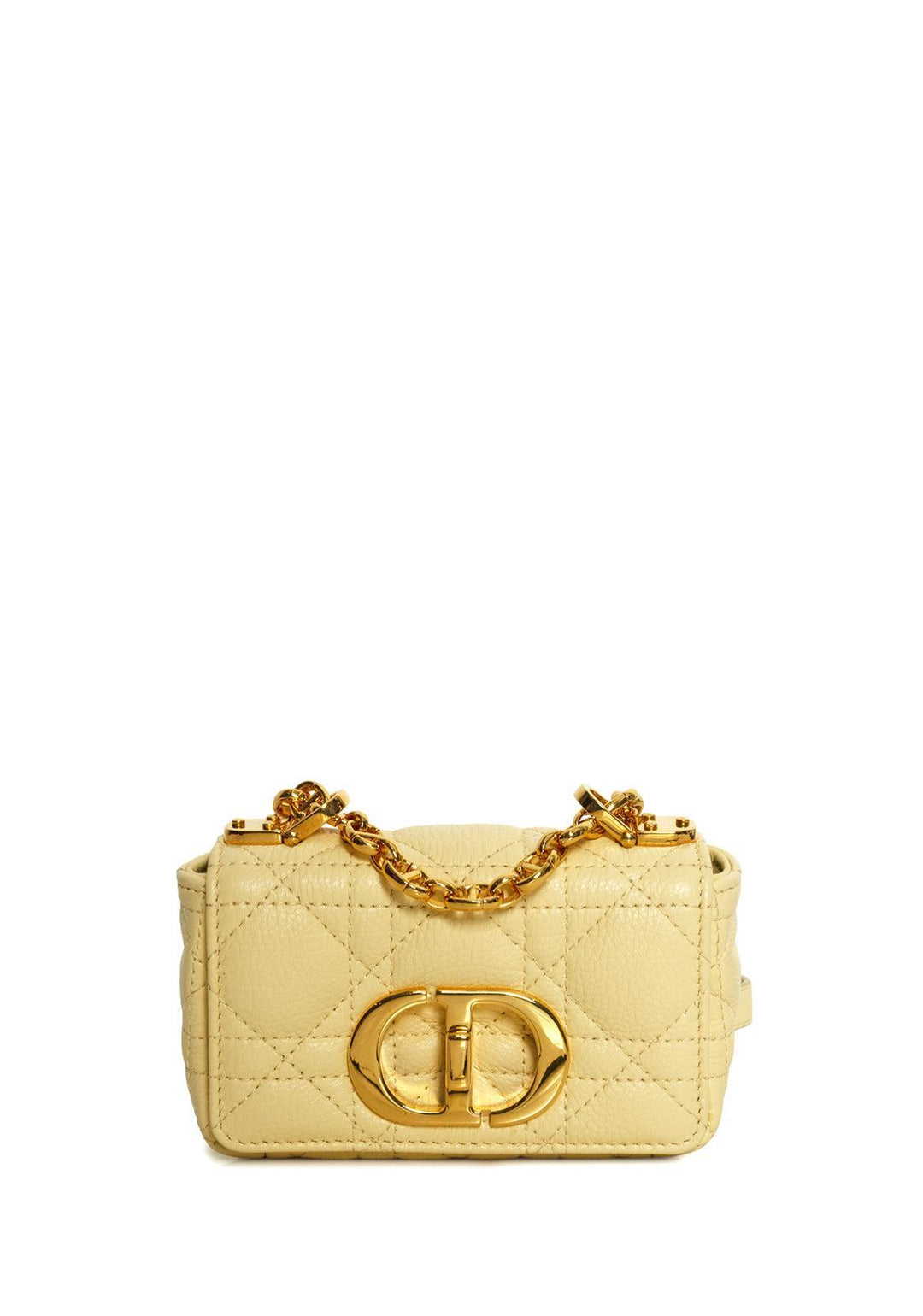 Dior 2021 Calfskin Cannage Micro Caro Crossbody