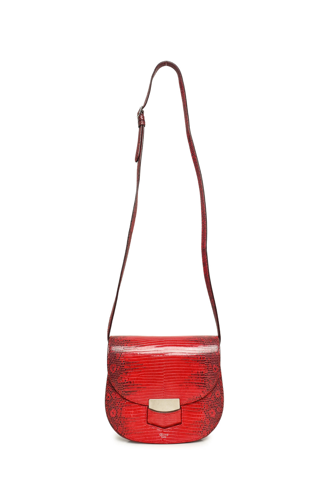 Celine 2016 Small Lizard Trotteur Crossbody