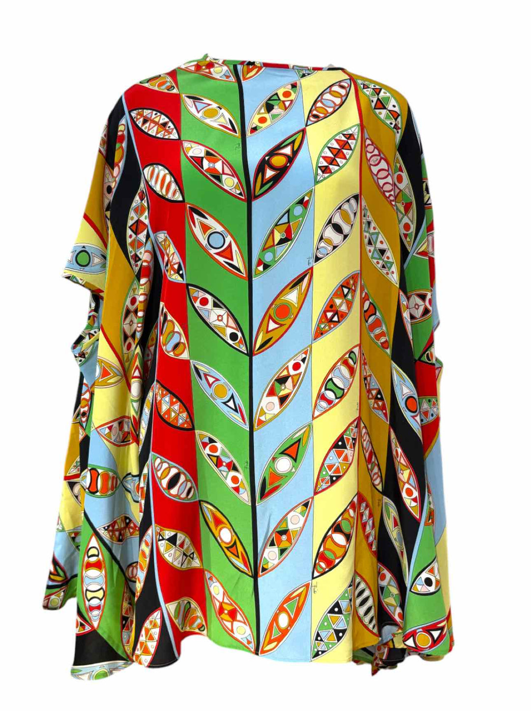 Emilio Pucci Size M Printed Silk Oversized Tops
