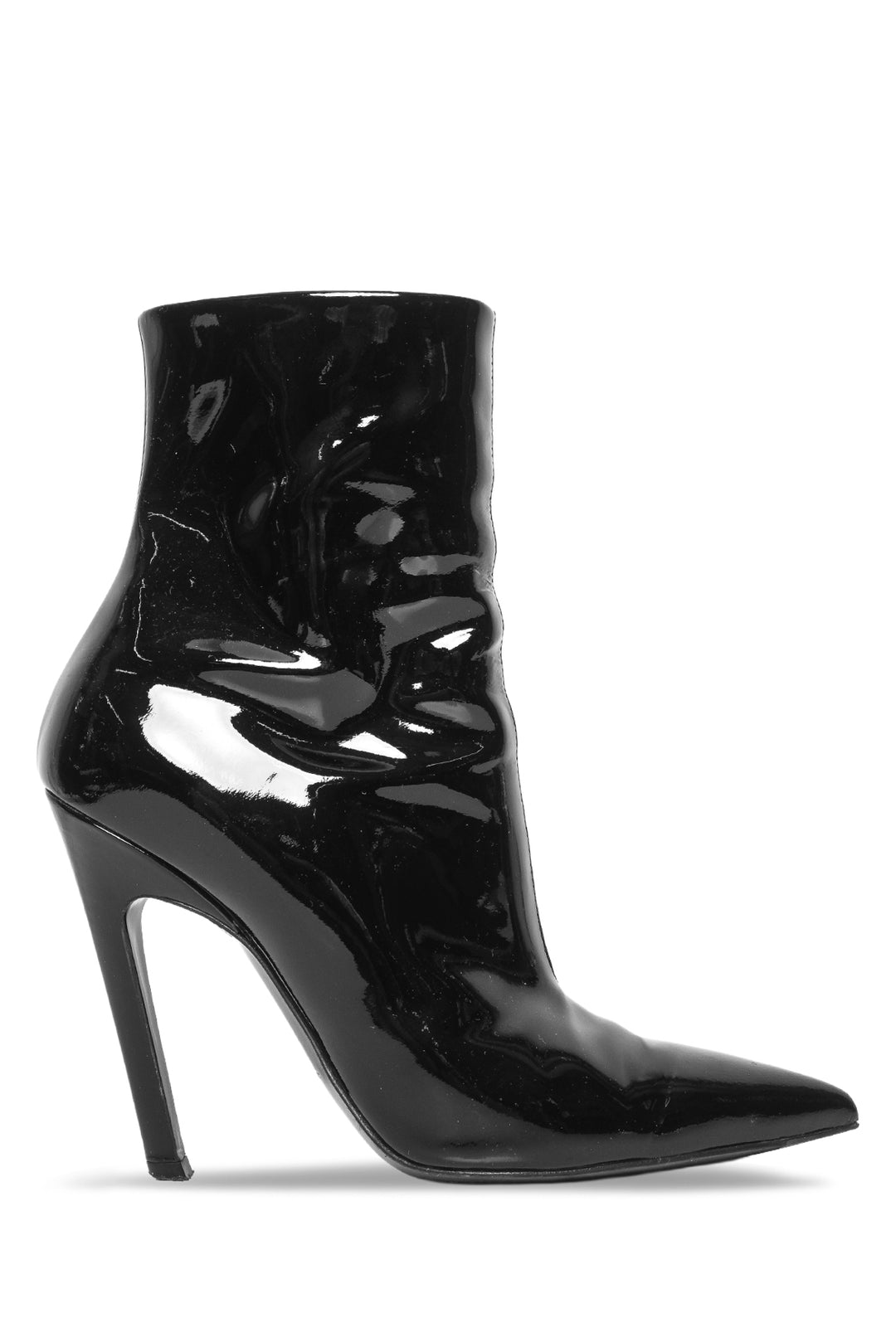 Balenciaga Size 36.5 Patent Leather Ankle Boots