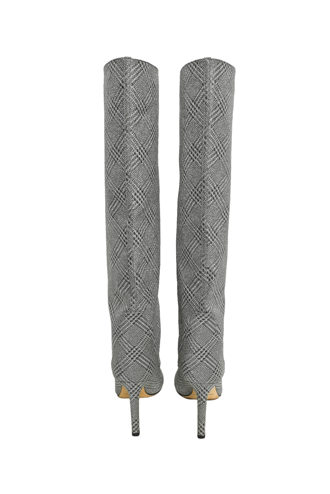 Jimmy Choo Size 38.5 Mavis 100 Glitter Knee-High Boots