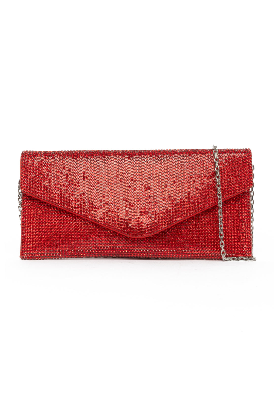 Judith Leiber Crystal Envelope Clutch