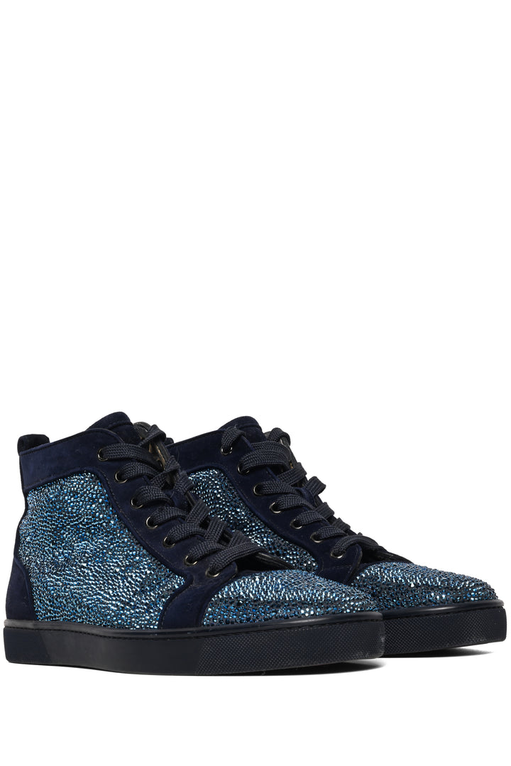 Christian Louboutin Mens Shoe Size 42 Louis Strass High Top Sneakers