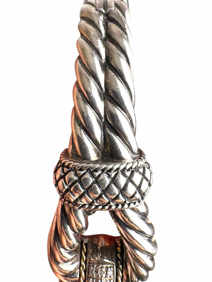 Birks Andrea Candella Sterling Silver w/18KT Gold Diamond  Bracelet