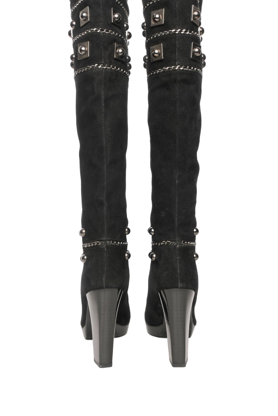 Stuart Weitzman Size 9 Stadium Studded Suede Boots