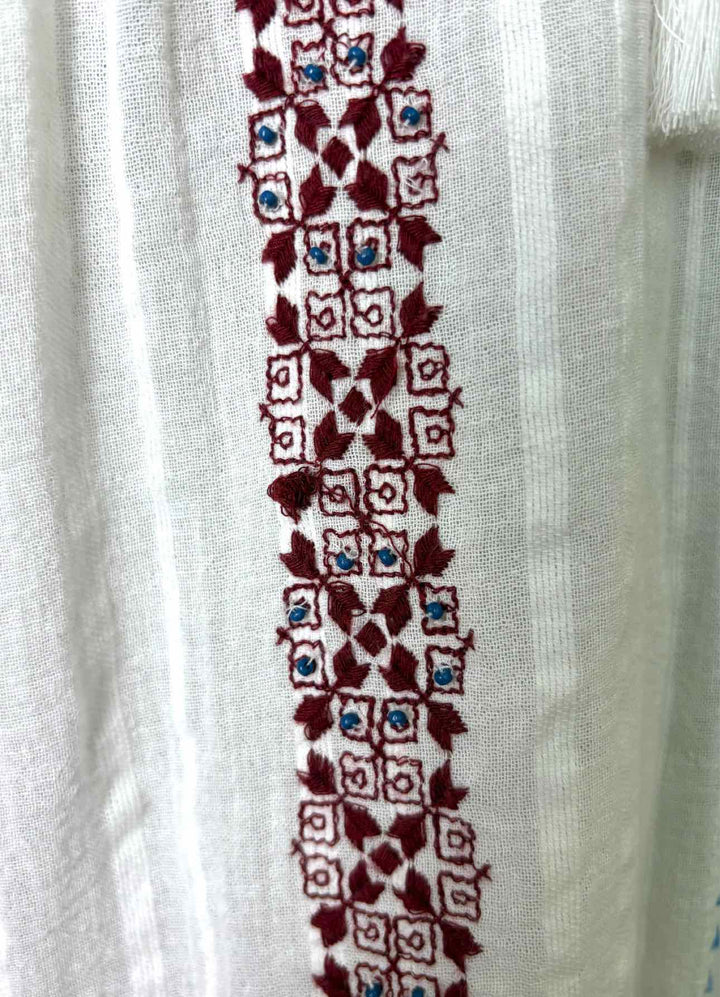 Ulla Johnson Size 4 Embroidered Cotton Dress