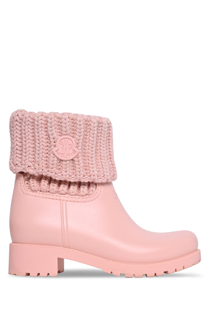 Moncler Size 35 Ginette Cuffed Rain Ankle Boots