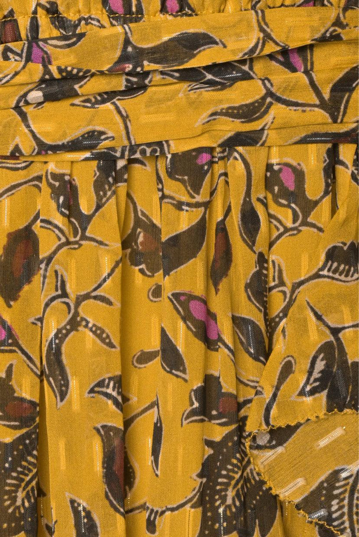 Ulla Johnson Size 0 Printed Ruffle Dress