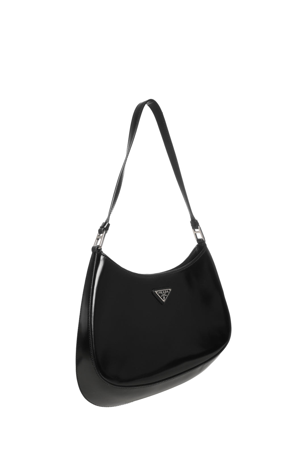 Prada Cleo Brushed Leather Shoulder Bag