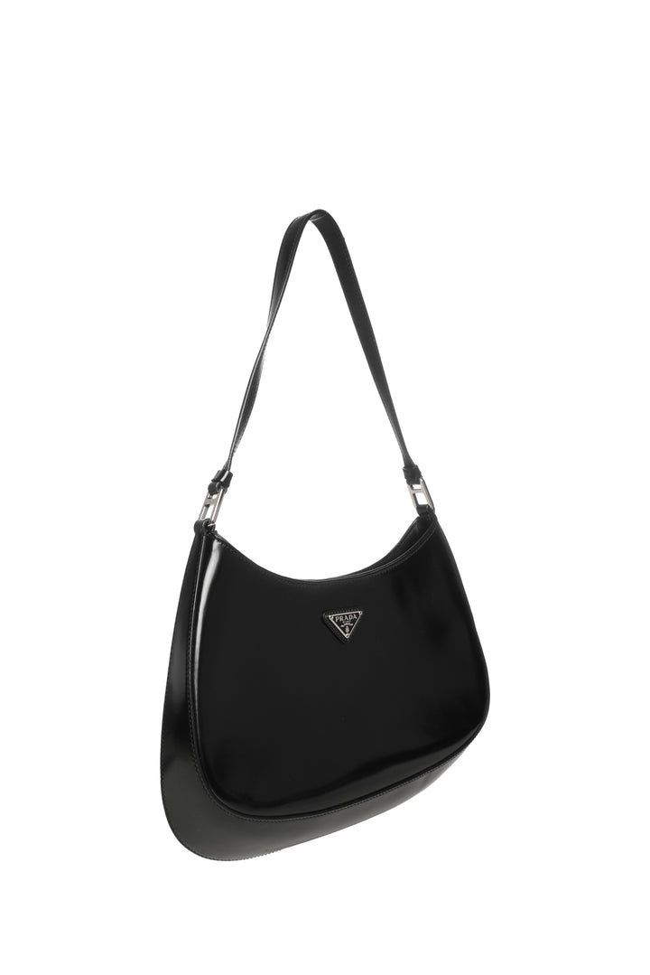 Prada Cleo Brushed Leather Shoulder Bag