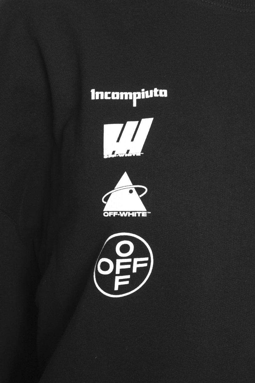 Off White Size L Diag Mariana De Silva Crewneck Sweatshirt