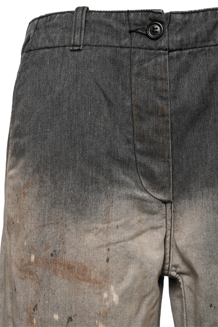 Our Legacy Size 34 Rig Distressed Faded Wide Leg Pants