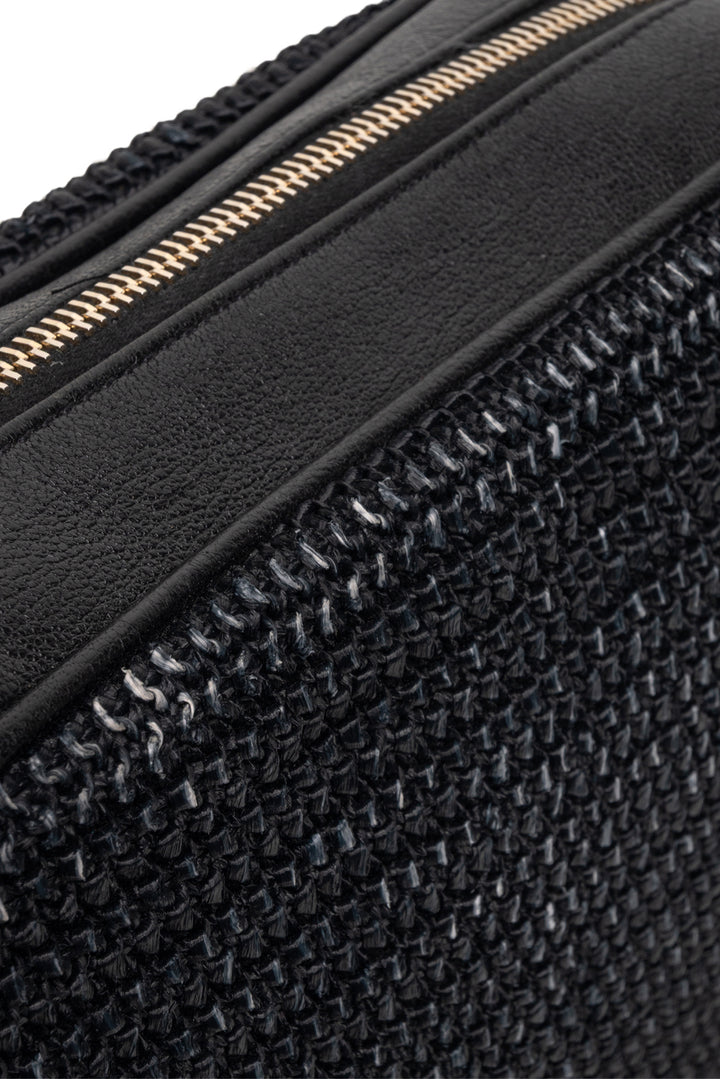 Saint Laurent 2019 Medium Raffia Lou Camera Bag