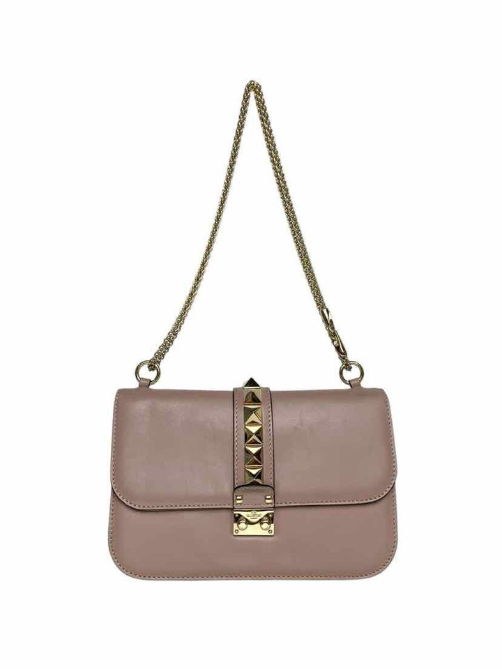 Valentino Glam Lock Rockstud Medium Shoulder Bag