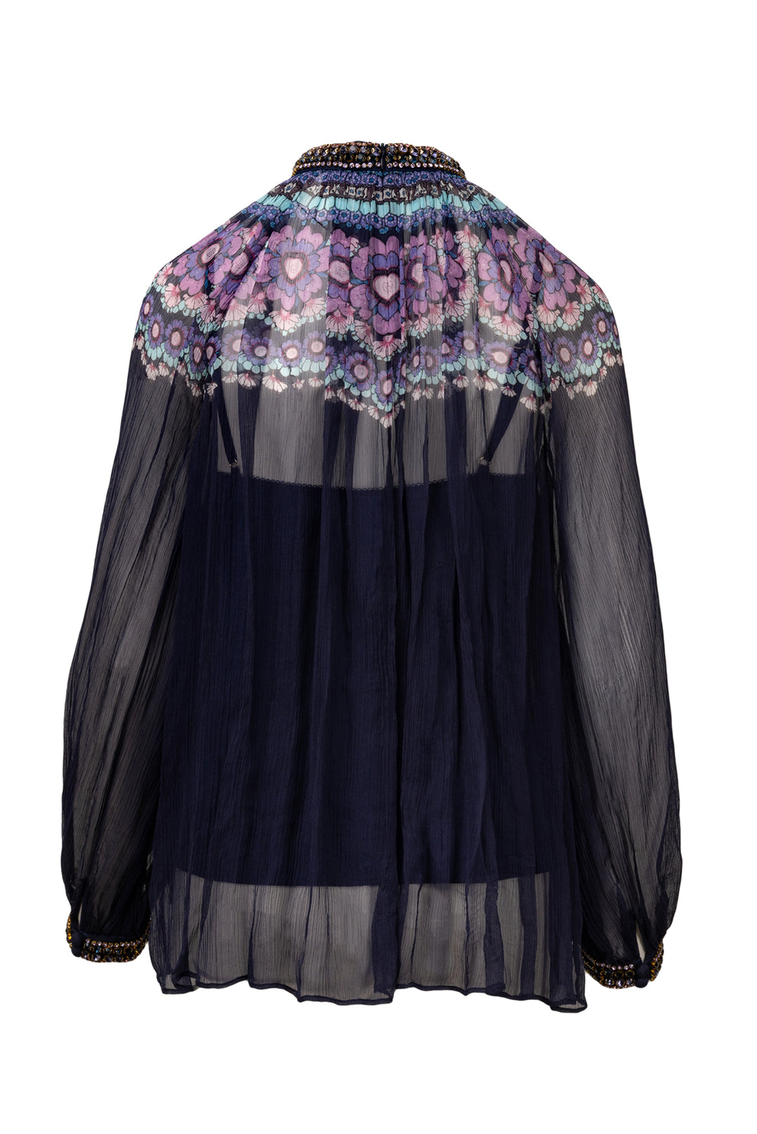 Zimmermann Size 2 Silk Crystal Embellished Celestial Tops