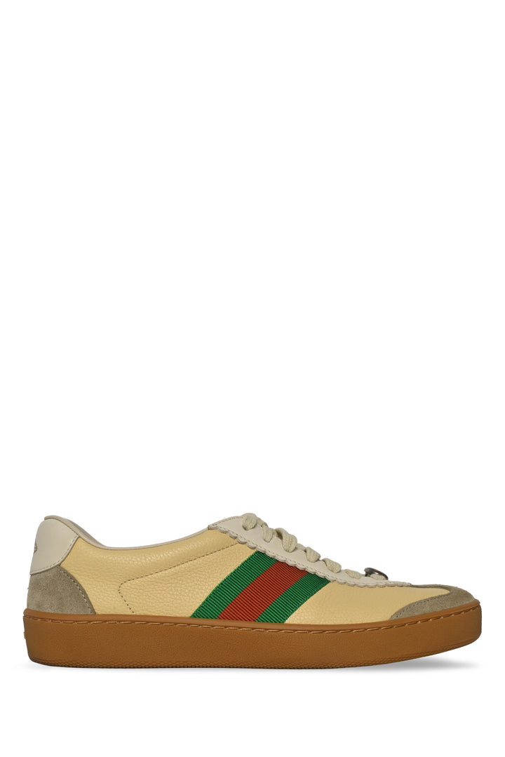 Gucci Size 37 G74 Web Low Sneakers