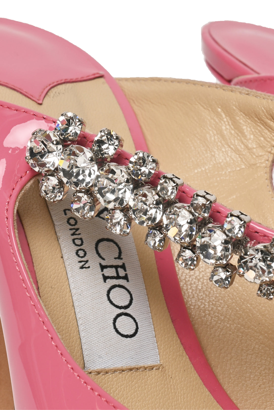 Jimmy Choo Size 35.5 Crystal Bing 100