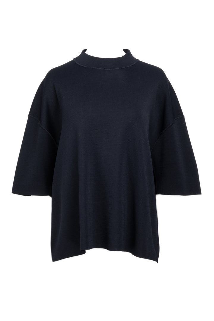 Jil Sander Size S Mock Neck Short Sleeve Tops