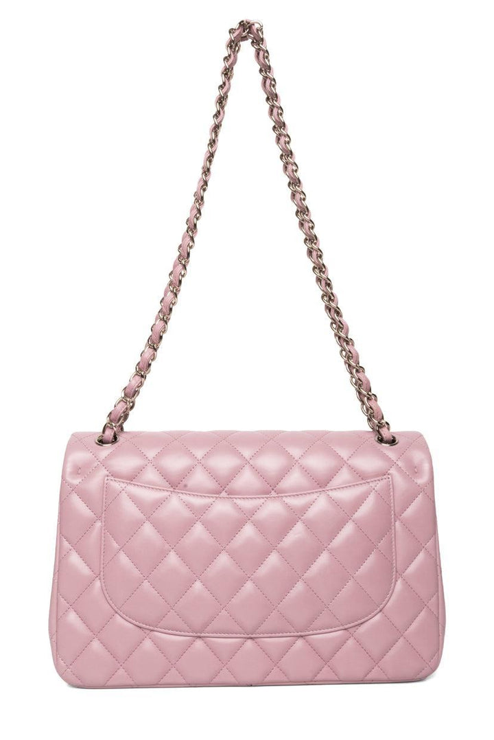 Chanel 2012 Lambskin Jumbo Double FlapShoulder Bag