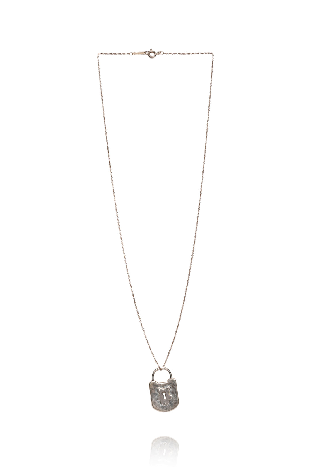 Tiffany & Co Lock Charm Necklace