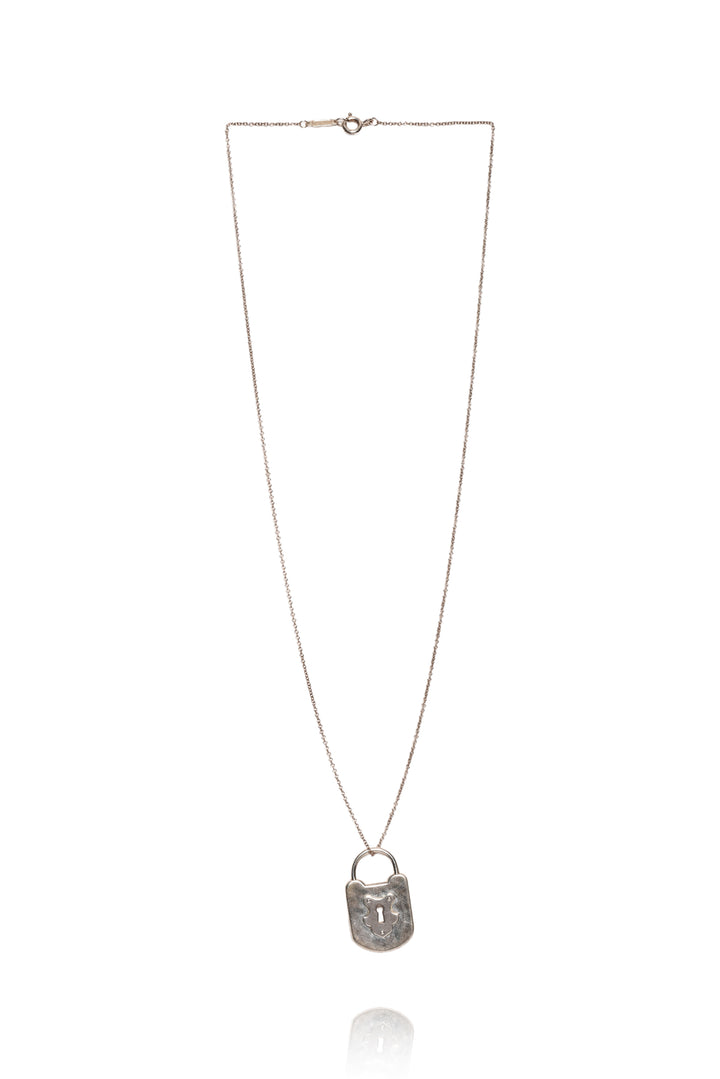 Tiffany & Co Lock Charm Necklace