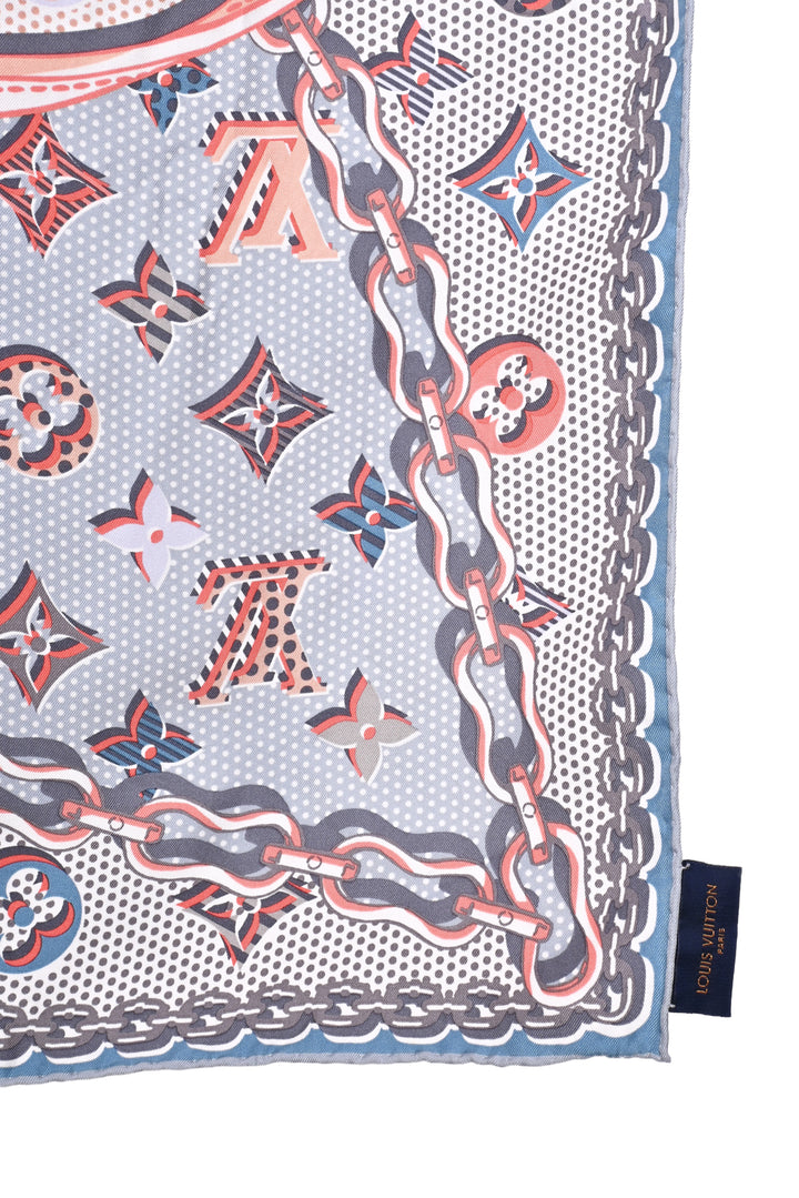 Louis Vuitton Carre Pop Monogram Silk Scarf