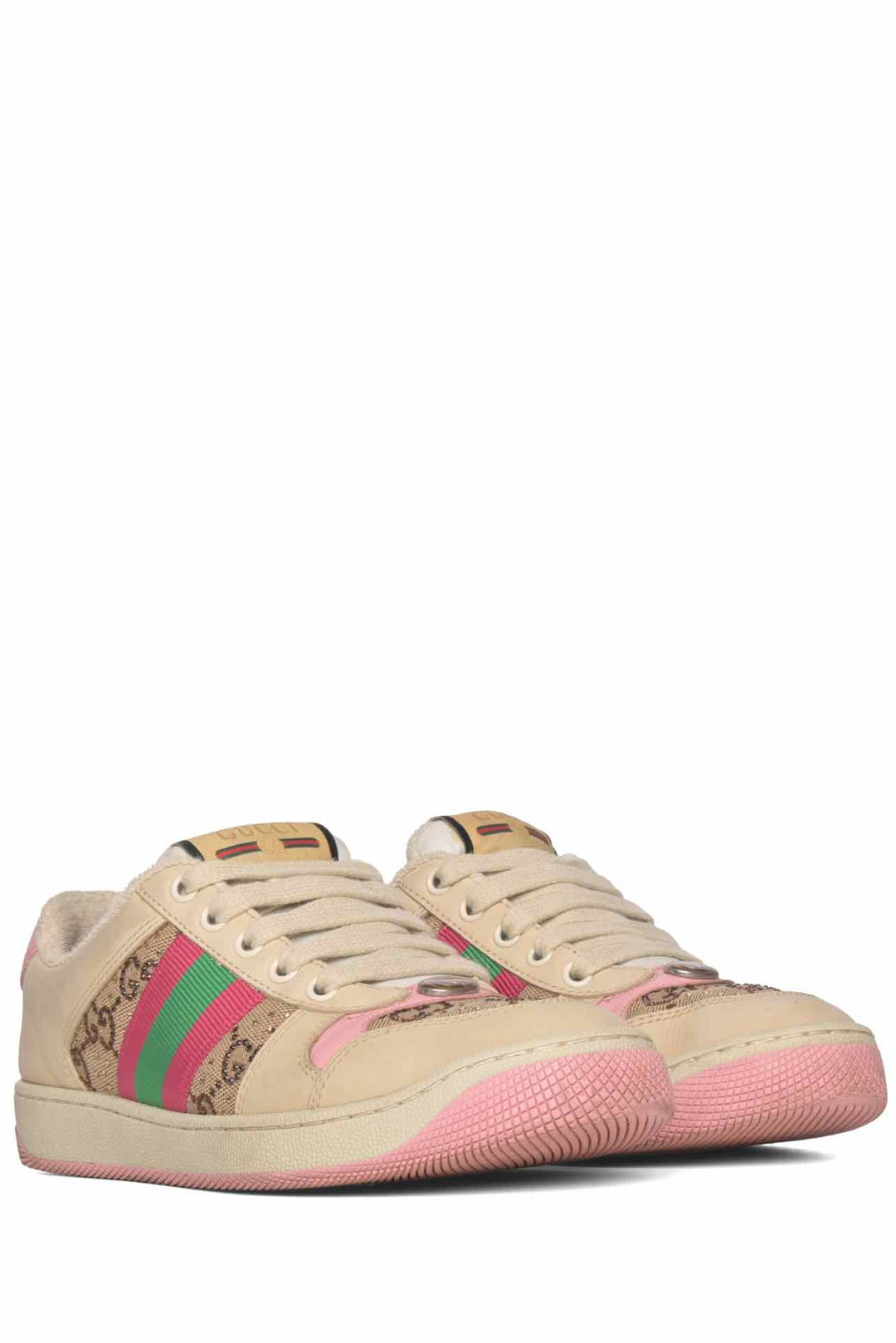 Gucci Size 36 Crystal GG Screener Sneakers