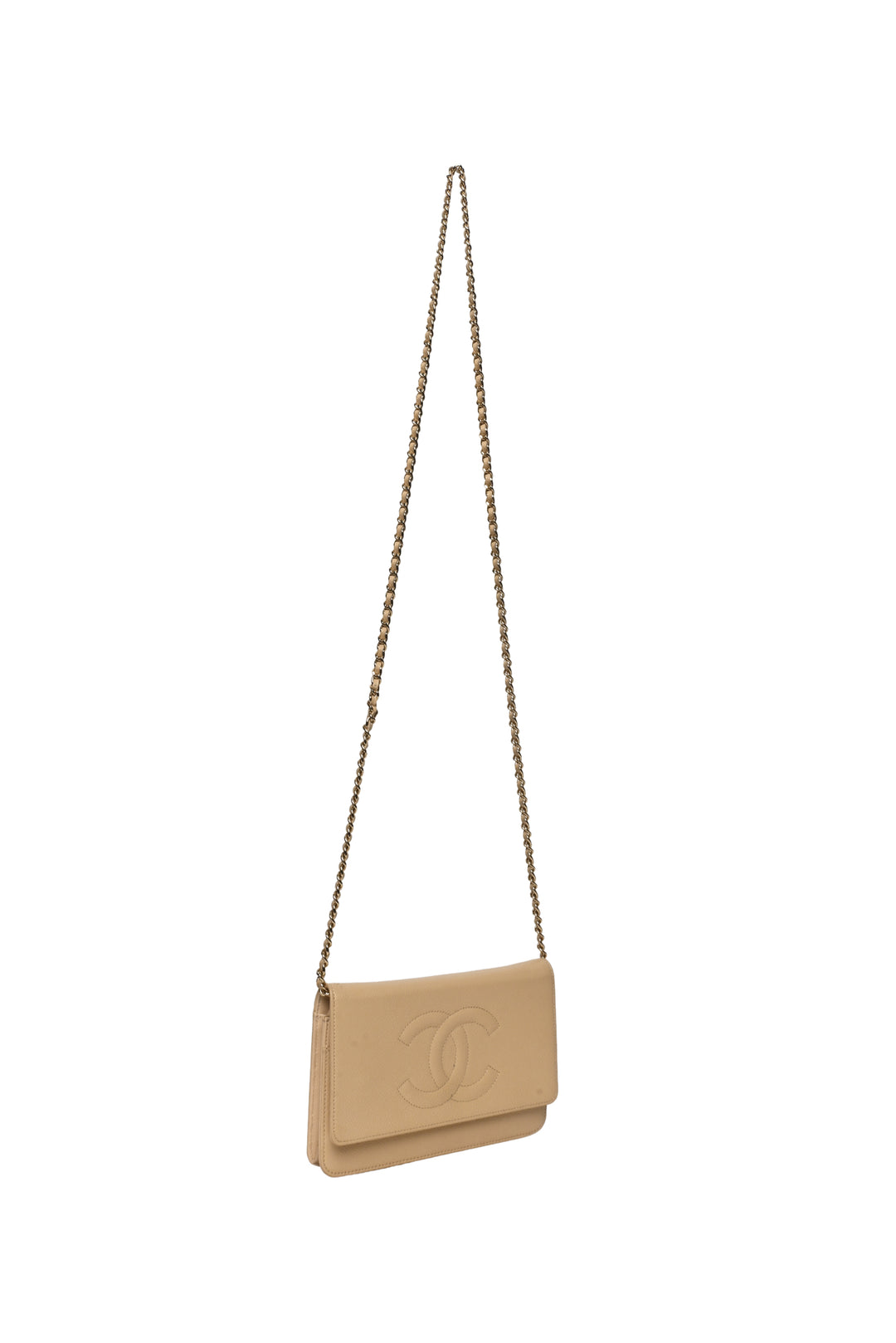 Chanel 2012 Caviar Timeless Wallet on Chain
