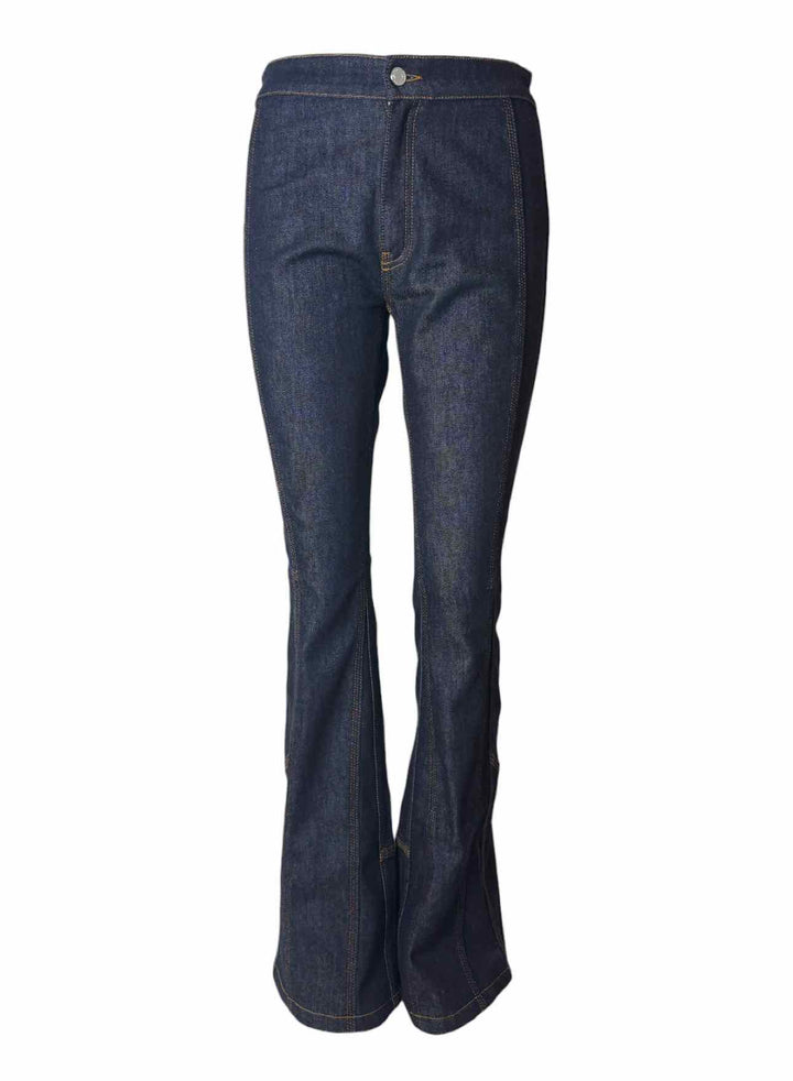 Givenchy Size 40 Patchwork Flared Jeans