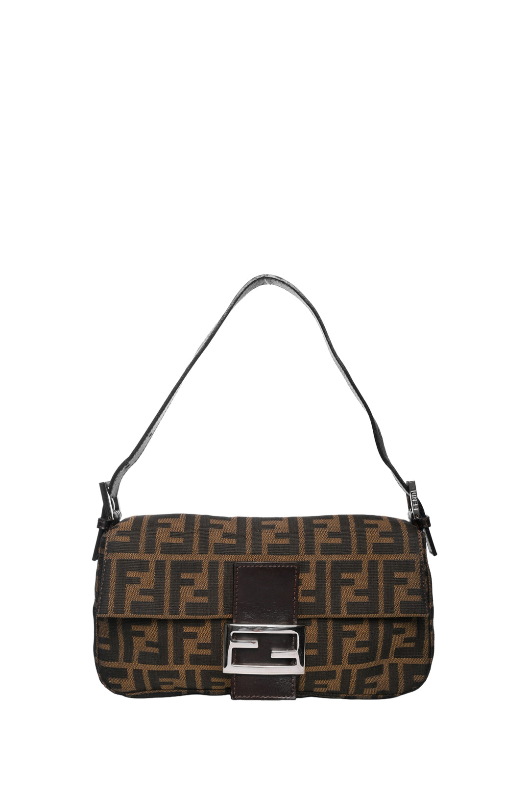 Fendi Vintage FF Zucca Small Baguette