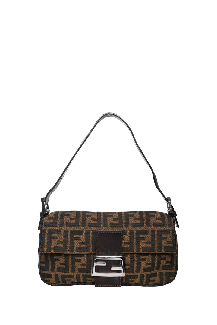 Fendi Vintage FF Zucca Small Baguette